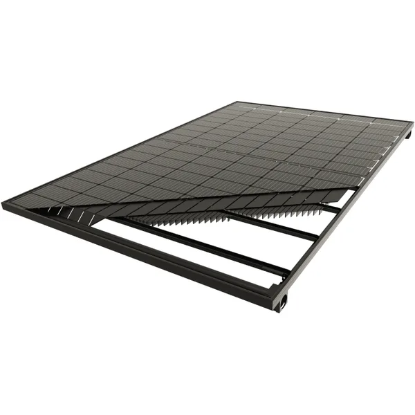 Panneau solaire hybride DualSun Spring en coupe, visuel du constructeur